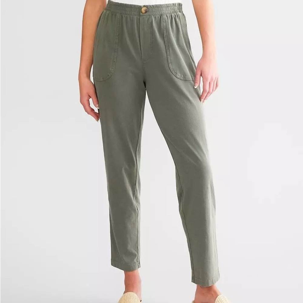 Z Supply Sage Green Tencel Lounge Pants Casual Travel Pants